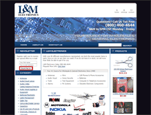 Tablet Screenshot of landmelectronics.com